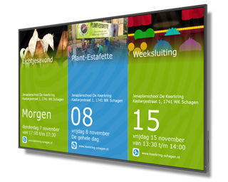 Senseview Screen Agenda