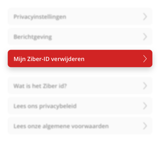 Ziber Id Verwijderen Groot